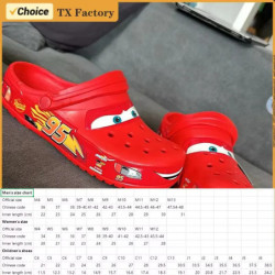 Disney - Cartoon McQueen Pixar Chaussures de plage, Baskets imperméables, Chaussures de plage, Sandales décontractées, Respirant