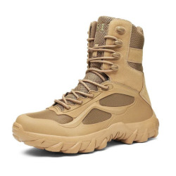 Bottes de Terrain des Forces Spéciales pour Homme, Chaussures d'Extérieur Légères et Antidérapantes, Automne