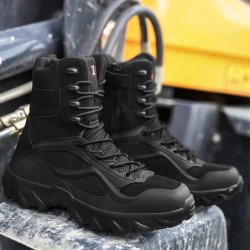 Bottes de Terrain des Forces Spéciales pour Homme, Chaussures d'Extérieur Légères et Antidérapantes, Automne