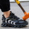 Baskets de Protection Légères pour Homme, Chaussures de Sécurité, Anti-écrasement en Acier, Bottes de Travail