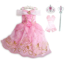 Costume de princesse pour enfants, costume de fête, robe de demoiselle d'honneur, déguisement de Raiponce, déguisement de poivre