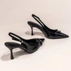 Chaussures à talons hauts à bouche peu profonde pour femmes, Parker pointu à la mode, nouvelles chaussures d'été élégantes, déco