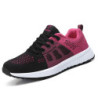 Femmes chaussures décontractées respirant marche maille à lacets chaussures plates baskets femmes Tenis Feminino rose noir blanc