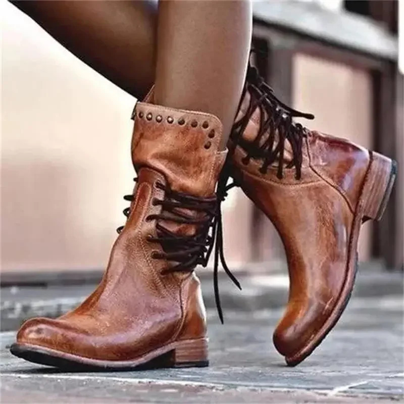 UZZDSS-Bottes Personnalisées Brodées pour Femme, Nouvelle Collection 2024