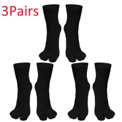 Chaussettes Tabi Parker de style japonais pour hommes et femmes, tongs kimono à deux doigts, chaussette fendue, fibre d'été, san