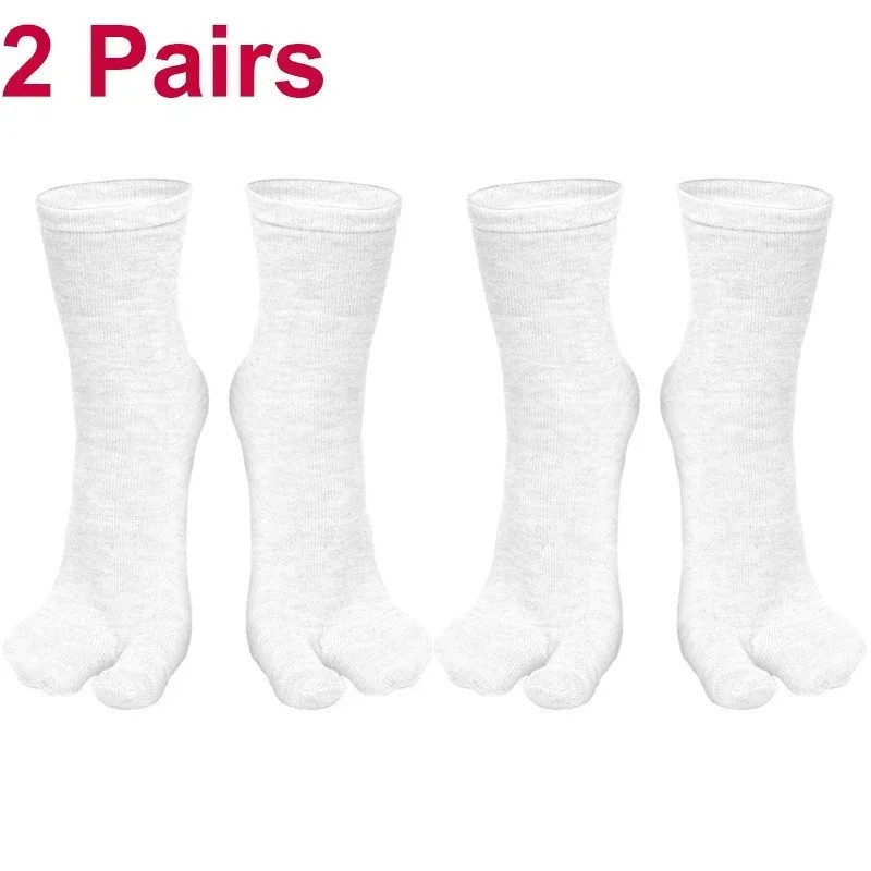 Chaussettes Tabi Parker de style japonais pour hommes et femmes, tongs kimono à deux doigts, chaussette fendue, fibre d'été, san