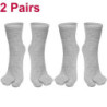 Chaussettes Tabi Parker de style japonais pour hommes et femmes, tongs kimono à deux doigts, chaussette fendue, fibre d'été, san