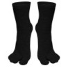 Chaussettes Tabi Parker de style japonais pour hommes et femmes, tongs kimono à deux doigts, chaussette fendue, fibre d'été, san