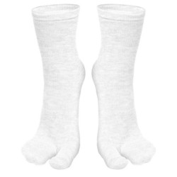 Chaussettes Tabi Parker de style japonais pour hommes et femmes, tongs kimono à deux doigts, chaussette fendue, fibre d'été, san