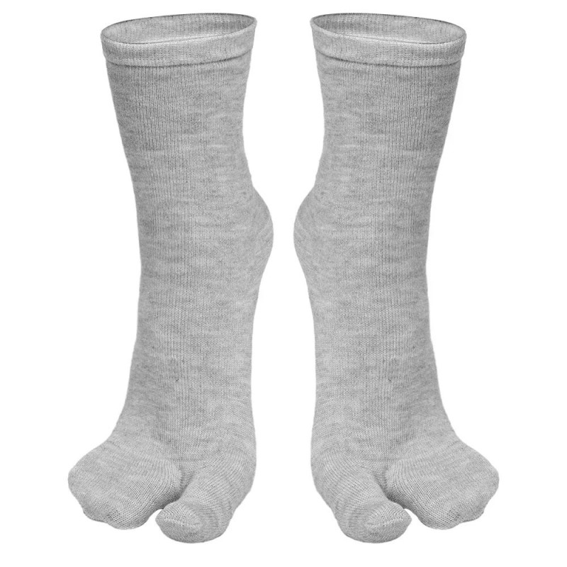 Chaussettes Tabi Parker de style japonais pour hommes et femmes, tongs kimono à deux doigts, chaussette fendue, fibre d'été, san