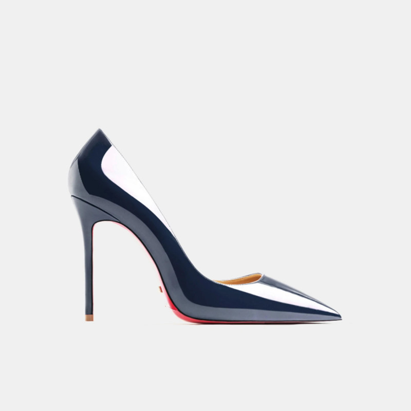 Escarpins de Luxe en Cuir group pour Femme, Chaussures à Talons Hauts, Tendance, Rouge, Astronomique, Élégant, 44, 2024