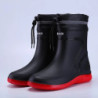 Bottes de pluie haut de gamme pour hommes et femmes, fermées, imperméables et imperméables, courtes et mi-mollet, bottes en caou