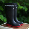 Bottes de pluie haut de gamme pour hommes et femmes, fermées, imperméables et imperméables, courtes et mi-mollet, bottes en caou