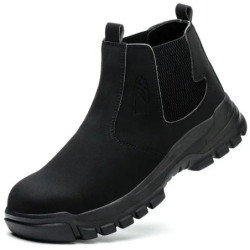 Bottes de sécurité imperméables pour le travail, bottes caoutchouc de protection , chaussures industrielles Anti-écrasement et A