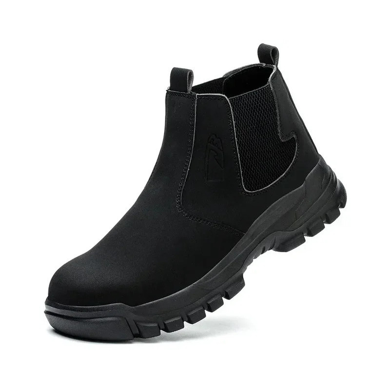 Bottes de sécurité imperméables pour le travail, bottes caoutchouc de protection , chaussures industrielles Anti-écrasement et A